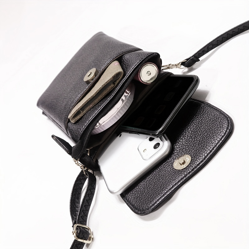 Women Leather Crossbody Phone  - Women Bags Rack บทวิจารณ์และราคา