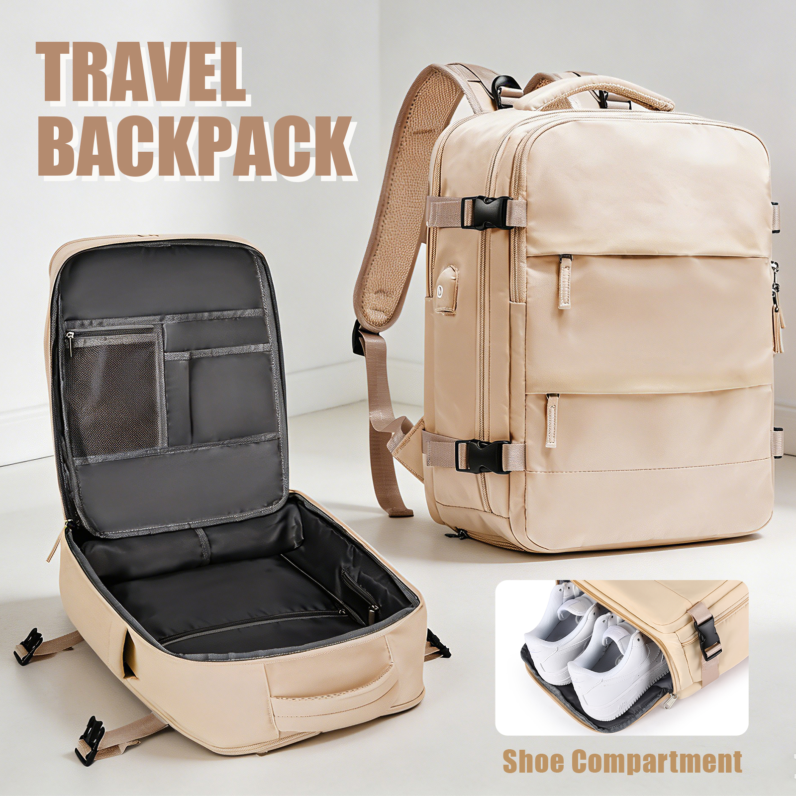 Large Travel Backpack for Men  - Women Bags Casual บทวิจารณ์และราคา