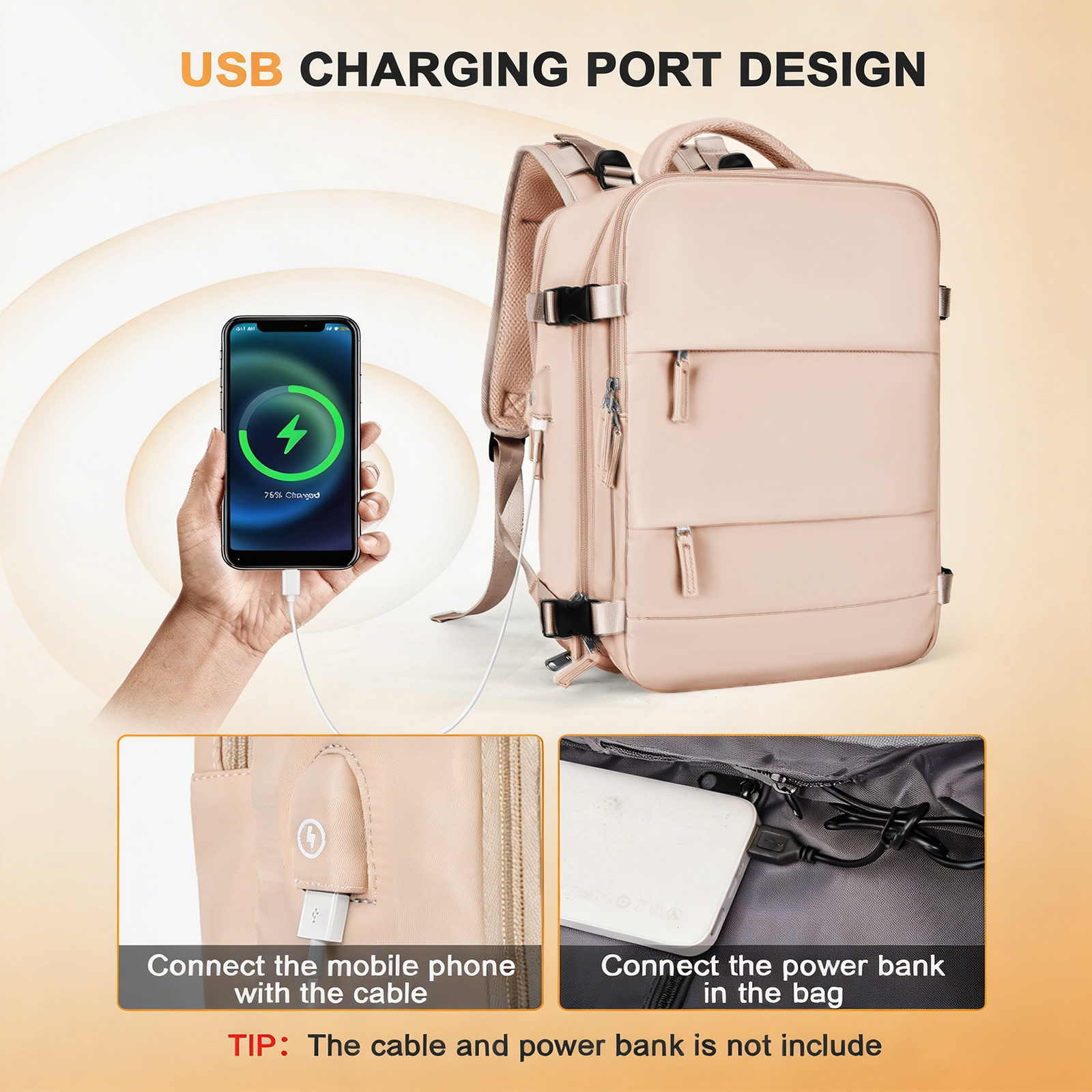 Large Travel Backpack for Men  - Women Bags Casual บทวิจารณ์และราคา
