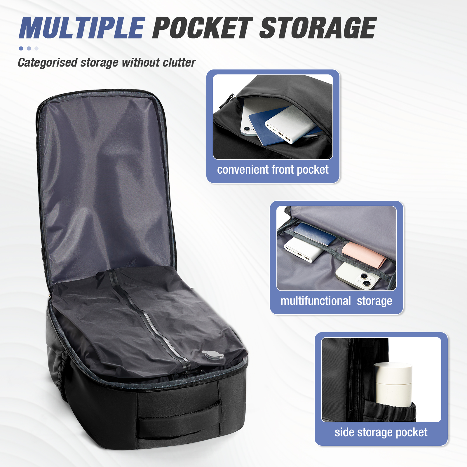 Vacuum Backpack, Travel Backpa - Women Bags Casual บทวิจารณ์และราคา
