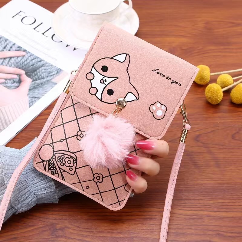 Cute Cartoon Pattern Touch-Scr - Women'S Bags Everyday บทวิจารณ์และราคา