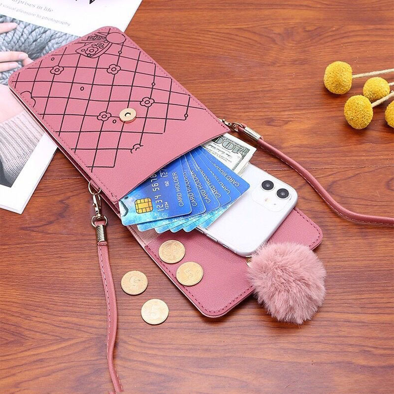 Cute Cartoon Pattern Touch-Scr - Women'S Bags Everyday บทวิจารณ์และราคา
