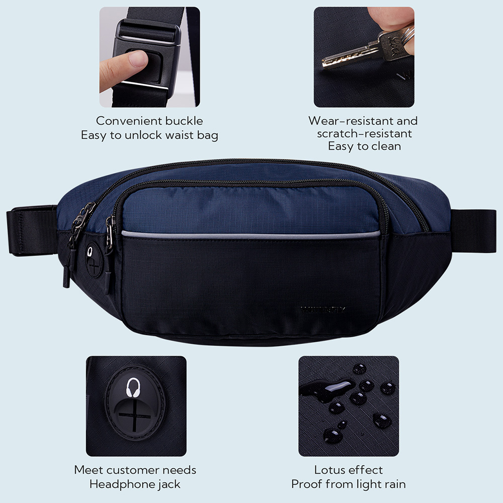 WATERFLY Fanny Pack Waist Bag  - Women'S Bags Everyday บทวิจารณ์และราคา