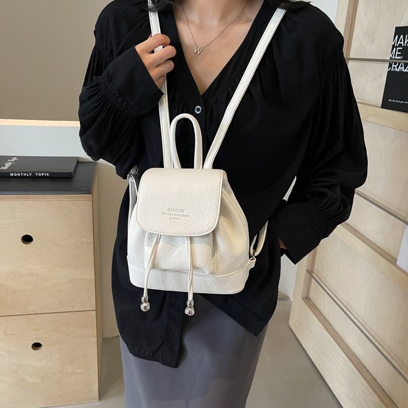 Solid Small String Backpacks P - Women Bags On Sale บทวิจารณ์และราคา