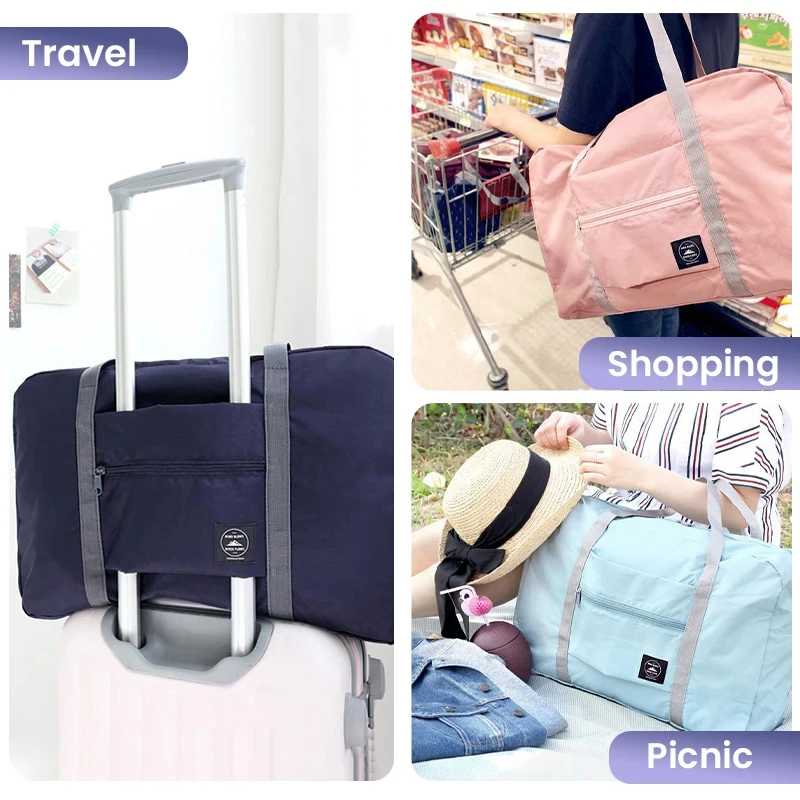 Foldable Travel Duffel Bag for - Women Bags Casual บทวิจารณ์และราคา