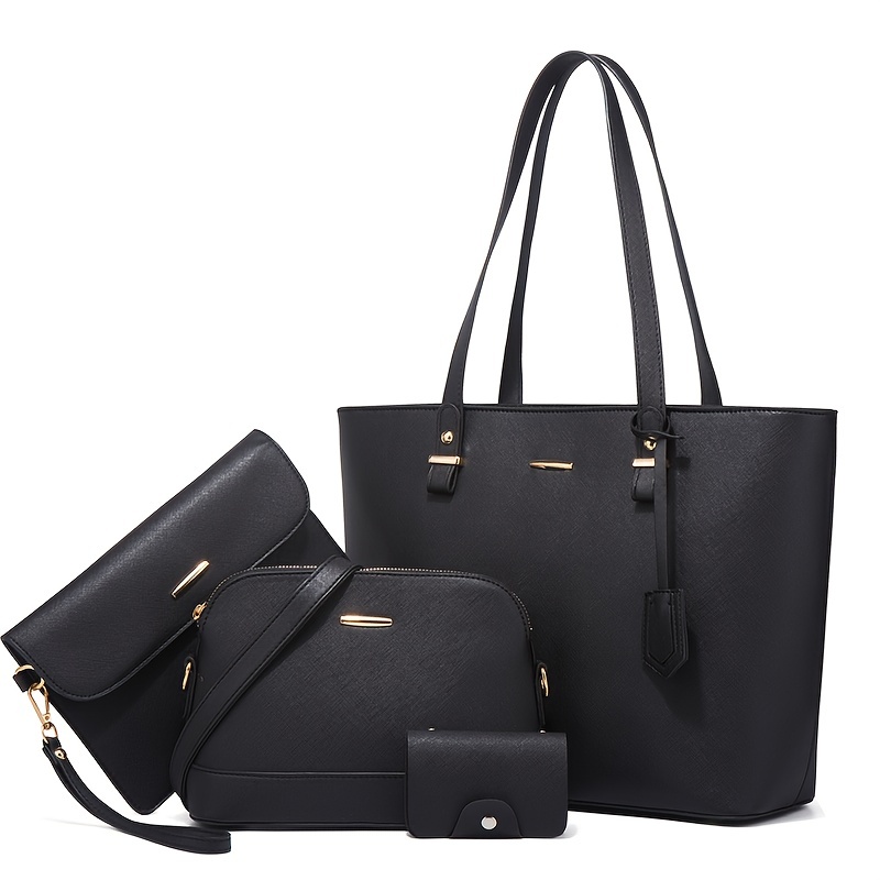 4pcs Fashion Women's Bag Sets  - Women Bags Casual บทวิจารณ์และราคา