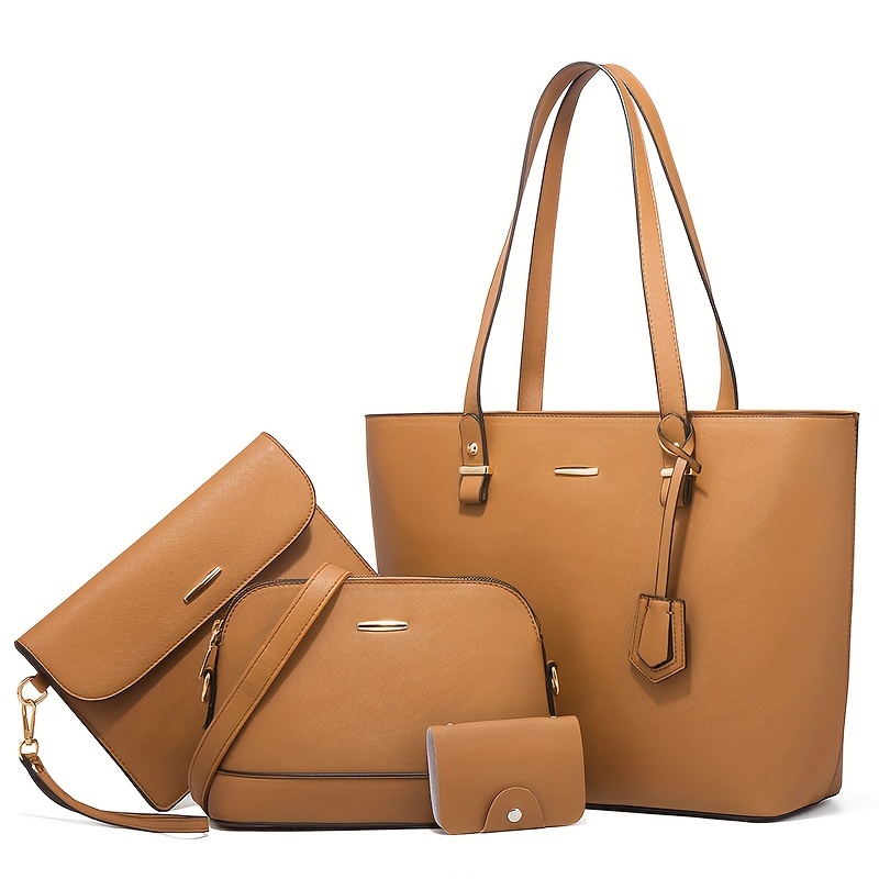 4pcs Fashion Women's Bag Sets  - Women Bags Casual บทวิจารณ์และราคา