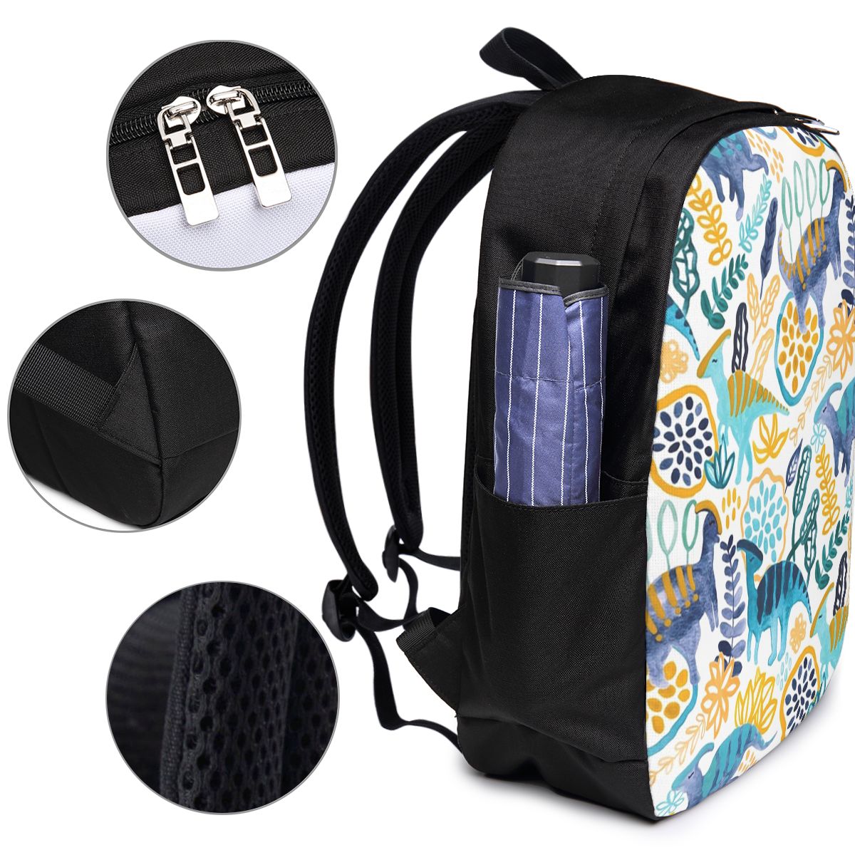 Gouache Parasaurolophuses Back - Women Bags Laptop บทวิจารณ์และราคา