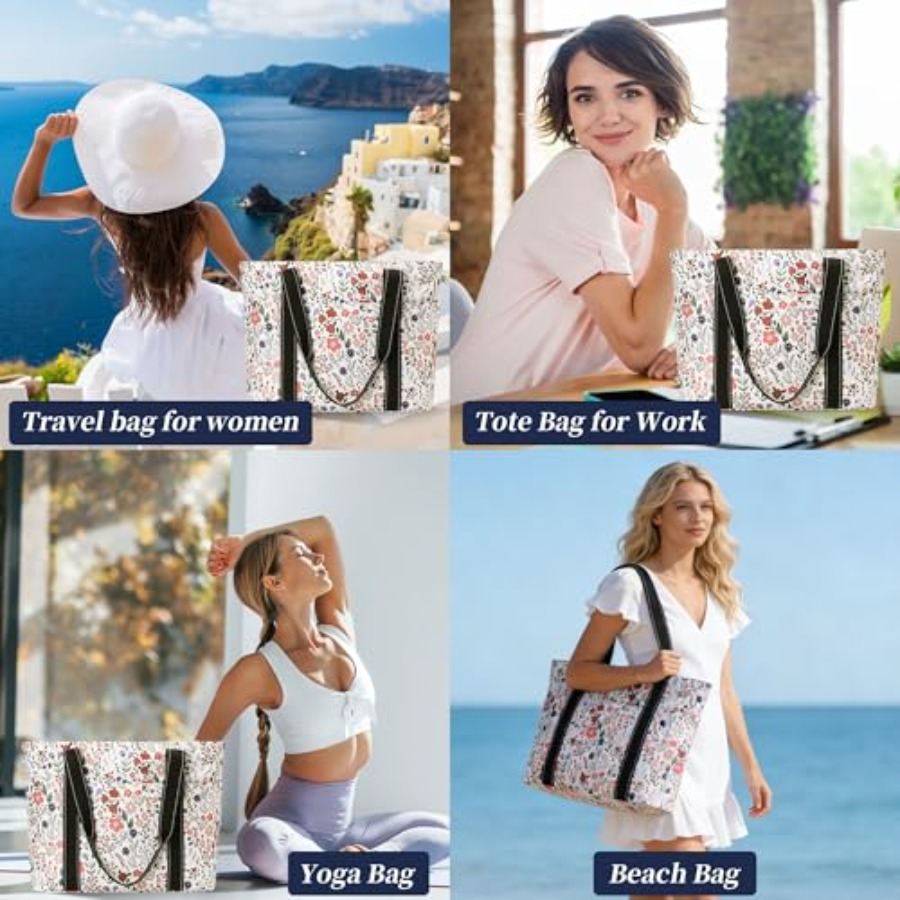 Tote Bag for Women with Laptop - Women Bags Laptop บทวิจารณ์และราคา