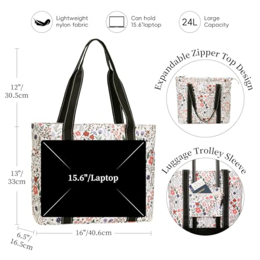 Tote Bag for Women with Laptop - Women Bags Laptop บทวิจารณ์และราคา