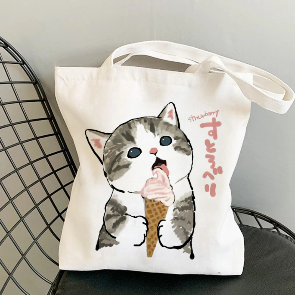 Kawai Cats and Food Creativity - Women Bags For Office บทวิจารณ์และราคา