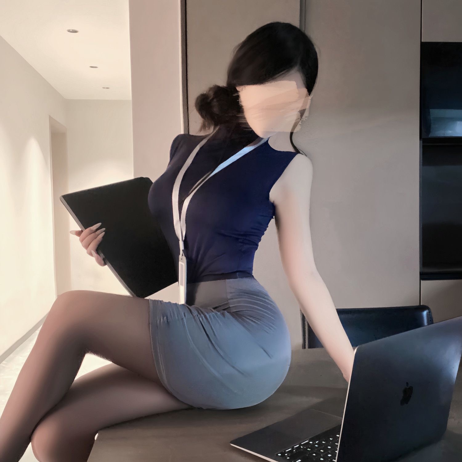 Sweet Skirts Set OL Sexy Pure  - Women Bags For Office บทวิจารณ์และราคา