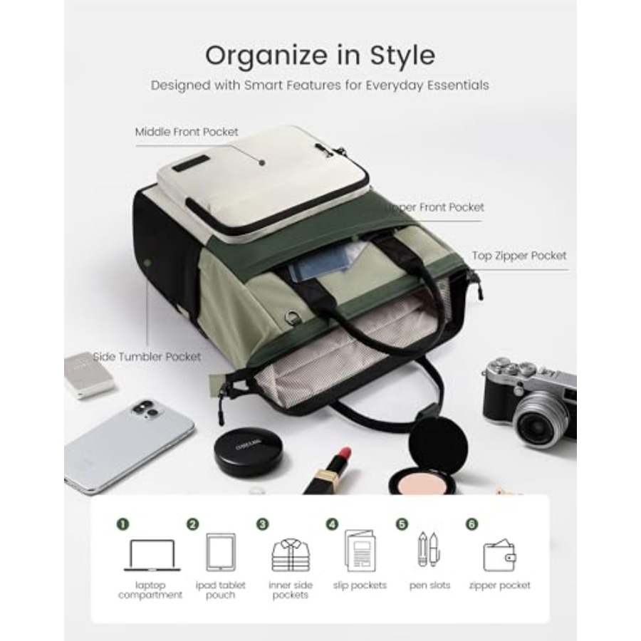 Laptop Backpack for Women Trav - Women Bags For Work บทวิจารณ์และราคา