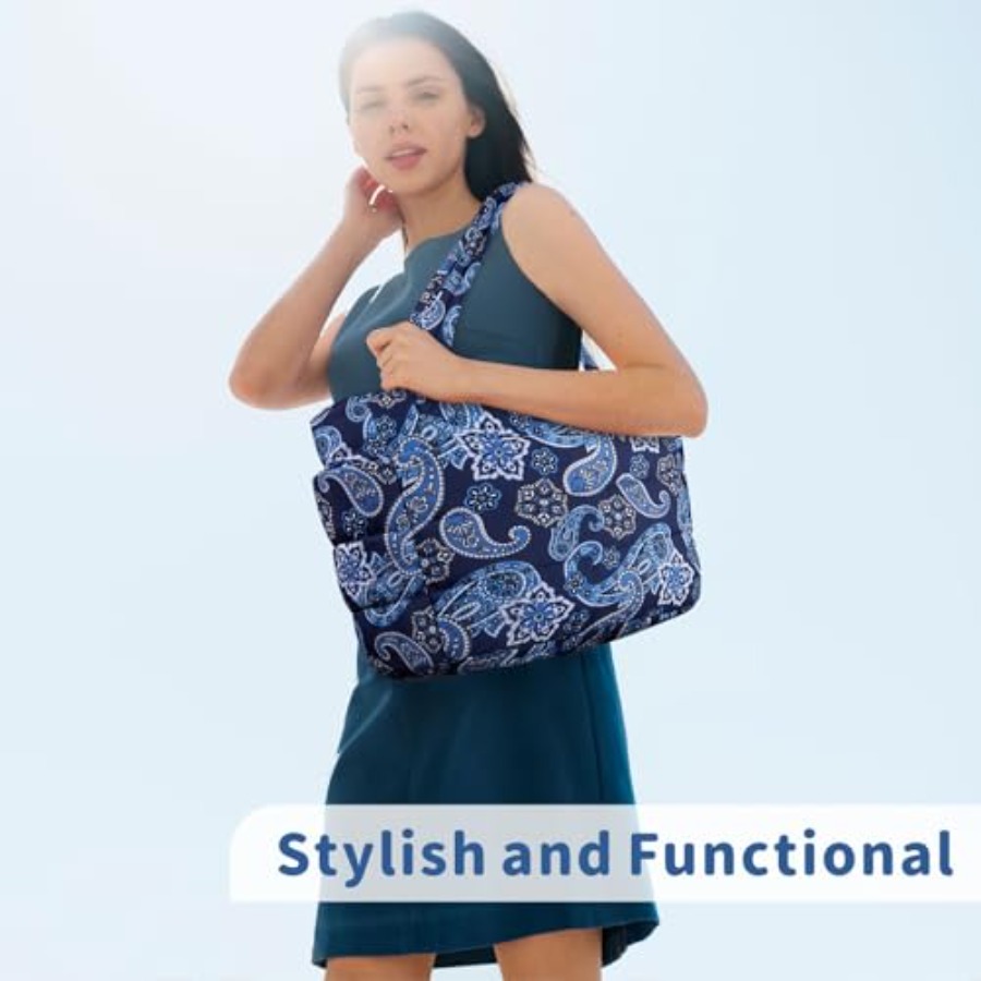 TOPDesign Puffer Tote Bag for  - Women Bags For Work บทวิจารณ์และราคา