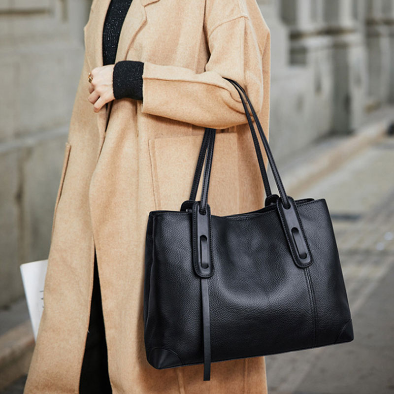 Genuine Leather Tote Bag Luxur - Women Bags On Sale บทวิจารณ์และราคา