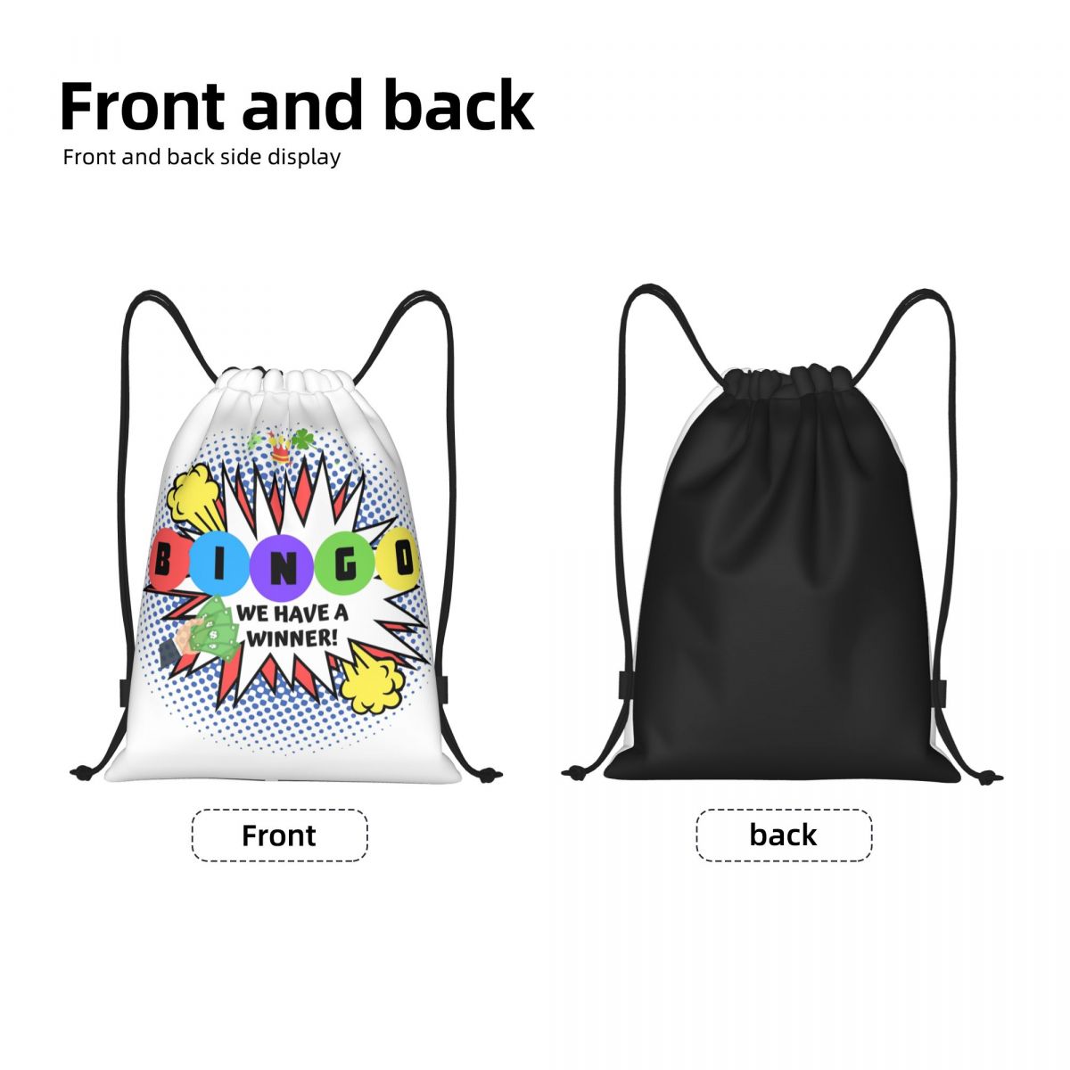 Bingo We Have A Winner Drawstr - Women Bags Winners บทวิจารณ์และราคา